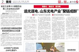 追光逐电，山东光电产业“聚链成群”图片