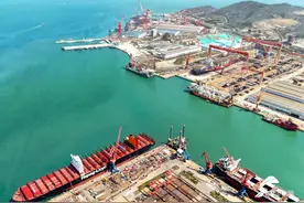青岛企业造船忙！北海造船订单已排至2028年下半年图片