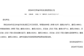 2024年黑辽地区高校在吉林省录取分数线汇总图片