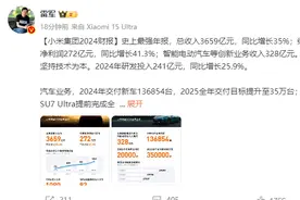 雷军：“史上最强年报”！小米冲上热搜图片