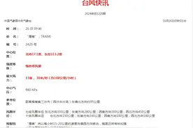 海南继续发布台风四级预警，预计“潭美”将在海南岛南部近海至西沙一带回旋图片