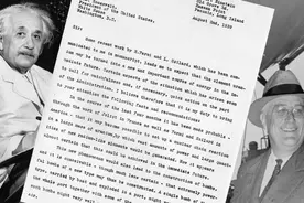 “当心核弹”！爱因斯坦1939年给罗斯福的信将被拍卖，估值至少400万美元图片