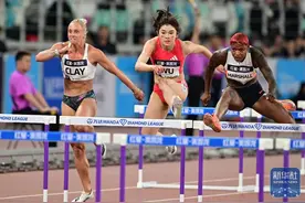 长三角国际田径钻石赛｜吴艳妮百米栏跑出12秒96，获得第八名图片