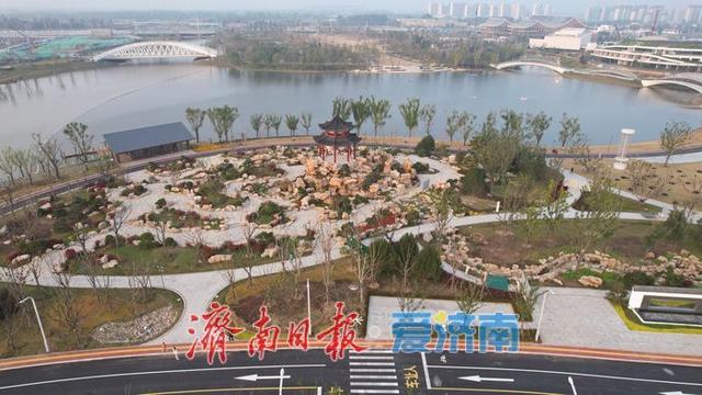 济南鹊山生态文化区一期项目建设如火如荼