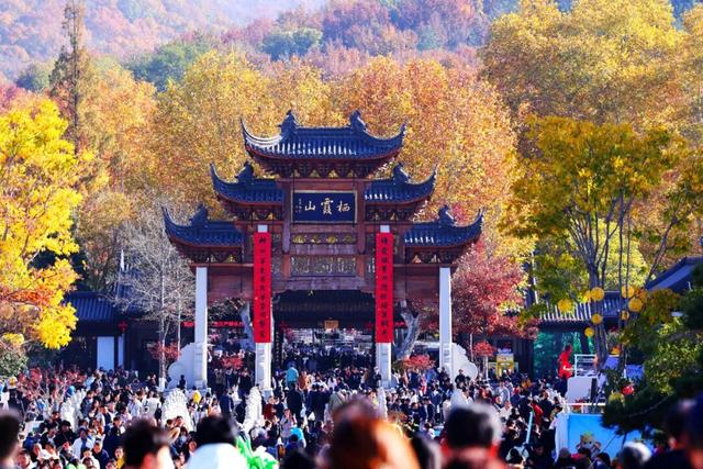 此时此刻，最美的栖霞山！