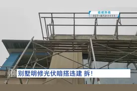 武汉一别墅小区里，有业主明修“光伏”，暗搭违建，执法部门：拆！图片