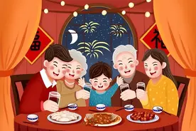 小时候天天盼过年图片