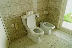 马桶的冲水和排污图片