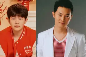 胡可晒家庭新年照，安吉变声校草基因开始凸显，鱼儿却越长越粗犷图片