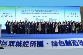 成渝地区双城经济圈绿色制造法治保障座谈会暨四川省法学会能源法学研究会2023年年会在四川金堂召开图片