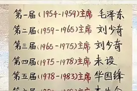 新中国历任最高领导人终于有人整理出来了，一定让孩子们知道图片