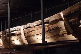 “丝路一号”！中国最早的木板船出自西安图片