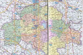 河南驻马店市9县1区概况图片