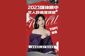 2023媒体眼中的艺人好感度调查：杨紫王鹤棣白鹿入选前三图片