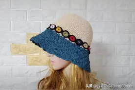 花点心思钩个美帽，扇花渔夫帽编织教程，新手也能轻松完成图片