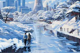 AI“画”事丨广州“下雪啦”！快来收藏“雪景图”图片