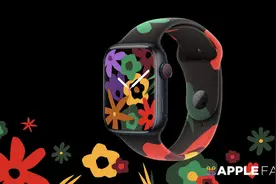 全新Apple Watch Black Unity 运动型表带– 团结花开图片