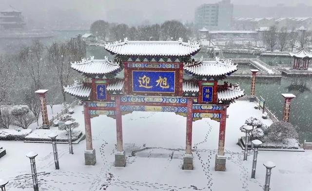 ​山舞银蛇 原驰蜡象！河津迎来2024年第一场雪