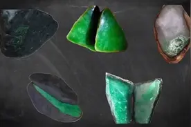 龙哥说翡翠：最全翡翠原石九大造假技术，两分钟分辨不再上当！图片