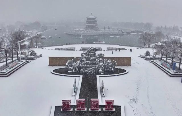 ​山舞银蛇 原驰蜡象！河津迎来2024年第一场雪