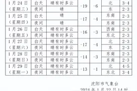 今天最冷！能把沈阳当成哈尔滨！图片