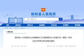 关于刘雪峰等10人助理农艺（兽医）师专业技术职务任职资格的通知图片