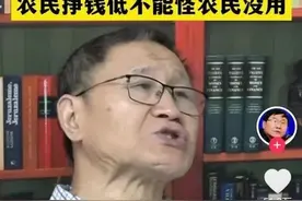 朱少平教授:农民挣钱低不能怪农民没用，问题是你不让农民挣钱!图片