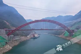 乌江航道重庆段提档升级加速：白马乌江大桥通车 白马至彭水航道整治工程开工图片