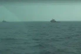 距离台岛1.8海里，大陆公务船喊话:台湾就是个省图片