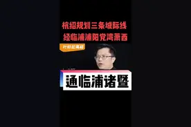 杭州绍兴规划3条城际线萧山诸暨多个乡镇将通轨道交通#杭州 #房产 #绍兴#萧山 #诸暨 #临浦 #杭州地铁视频封面