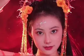 集齐七仙女的第三天～#欢天喜地七仙女 #橙儿仿妆 #童年回忆 #国风变装真能这么丝滑吗视频封面