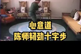 陈守孚老师珍贵演示: 心意道老四篇之韧劲，以十字步开展身法灵变，最后气聚丹田收势。视频封面