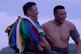 你们的195输了，查干查那VS特木热巴特尔  #蒙古搏克  #摔跤视频封面