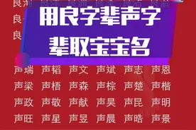 用声字辈良字辈取宝宝名#起名 #新生儿 #孕期 #怀孕 #字辈 视频封面