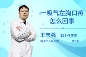 一吸气左胸口疼怎么回事视频封面