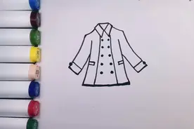 大衣风衣简笔画视频封面