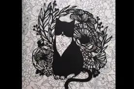 剪纸：刻个小猫