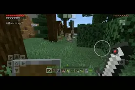 我的世界生存大陆05:四处走走后，找到一个村庄