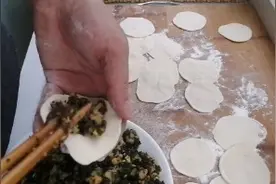 听说地皮菜的蛋白质高于鸡蛋、木耳。今天做个地皮菜馅的饺子