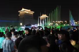 大同古城南门广场音乐喷泉视频封面