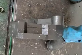 这个铸铁焊接强度要求很高！冷焊工艺焊接的效果