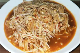 自制酱汁金针菇的做法，这样做好吃又下饭