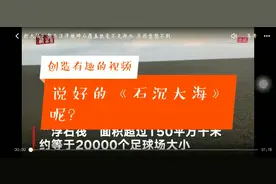 石头漂浮在海面上，面积大约20000个足球场大小。视频封面