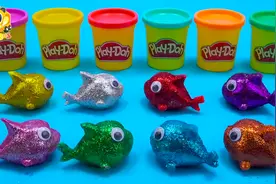 宝宝玩具：好多金粉鲨鱼哦，小朋友们快来看看视频封面