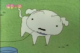 蜡笔小新：小白捡到一个玩具小狗，最后还给了它的主人，超感人视频封面
