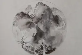 泼墨山水画：山高水长视频封面