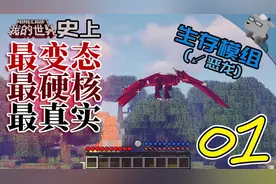 【羊羊君实况】《我的世界》史上最变态最硬核最真实的生存实况！视频封面