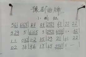教你识谱写谱 豫剧曲牌小桃红好听  认识高音中音低音的区别视频封面