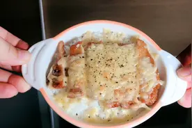 正宗芝士焗猪扒饭，做法居然这么简单，成本还只要5块钱