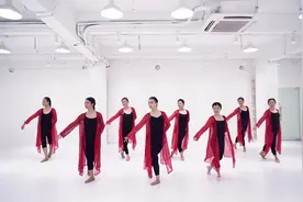 简单好看的中国舞《桃花源》，韵味十足~